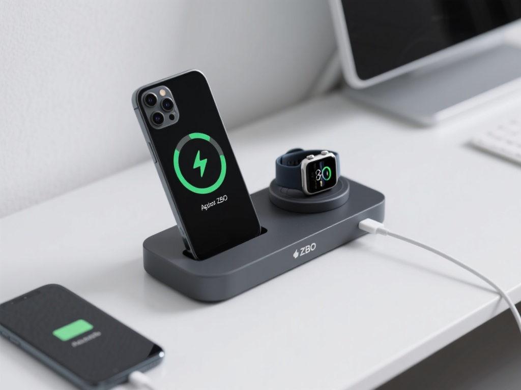 2.&nbsp;无线充电底座
对于追求极简主义的用户，ZB