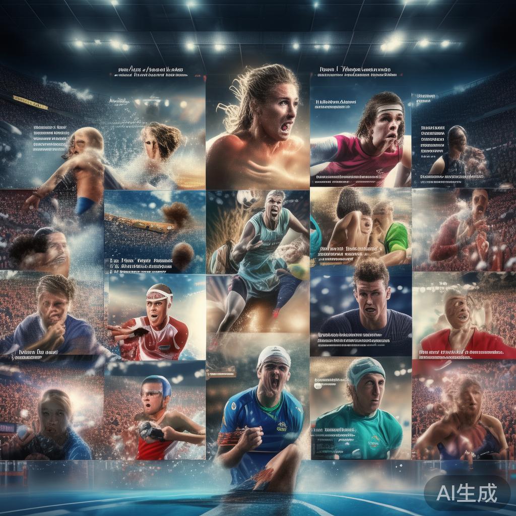 体育不仅仅是比赛的比拼，更是运动员背后坚韧精神和努